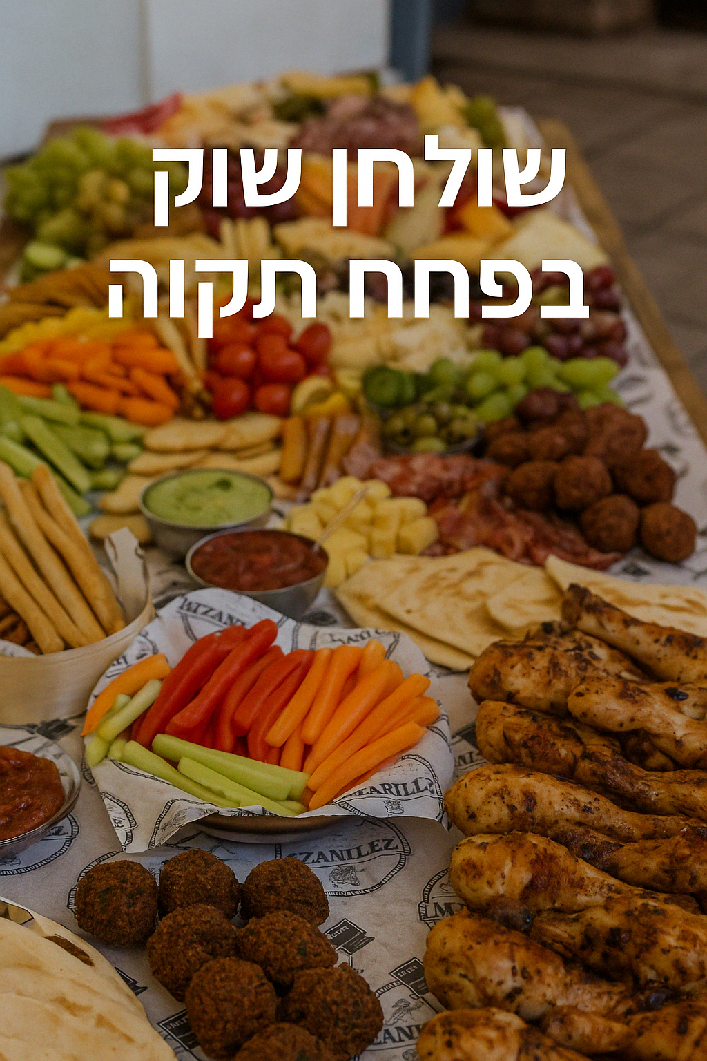 שולחן שוק מעוצב בפתח תקווה