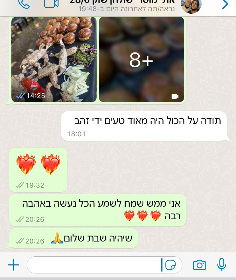 פרגון מלקוח על Meat Catering